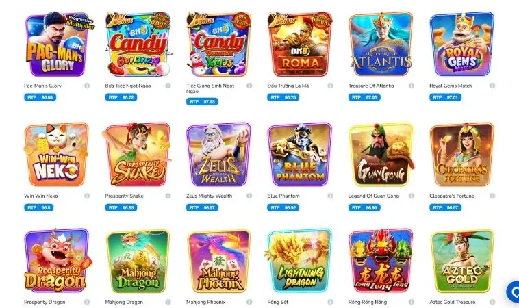 Đa dạng các thể loại game Nổ Hũ VN86 để người chơi trải nghiệm