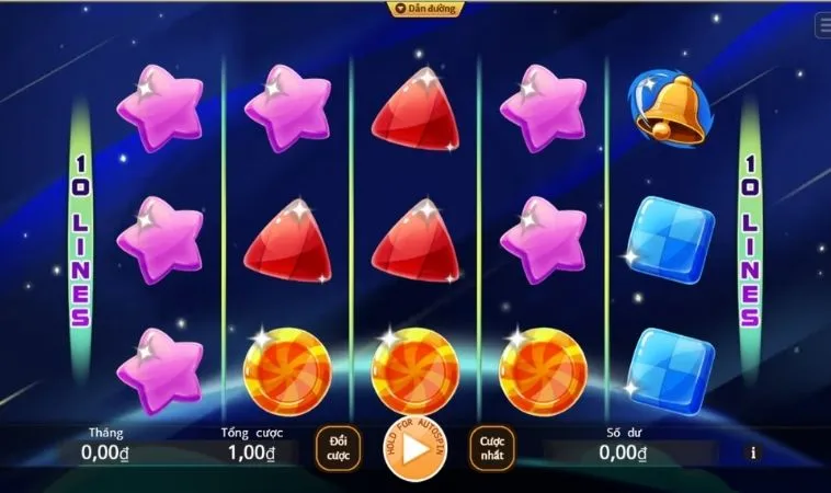 Giao diện chơi Nổ Hũ Vũ Trụ Tại VN86 