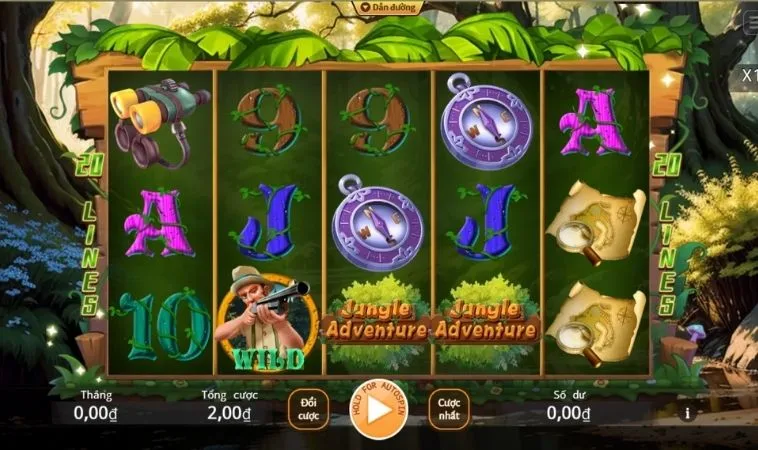 Chinh Phục Trò Chơi Nổ Hũ Rừng Xanh Tại VN86 Thắng Cực Khủng 2 Giao diện chơi Nổ Hũ Rừng Xanh Tại VN86